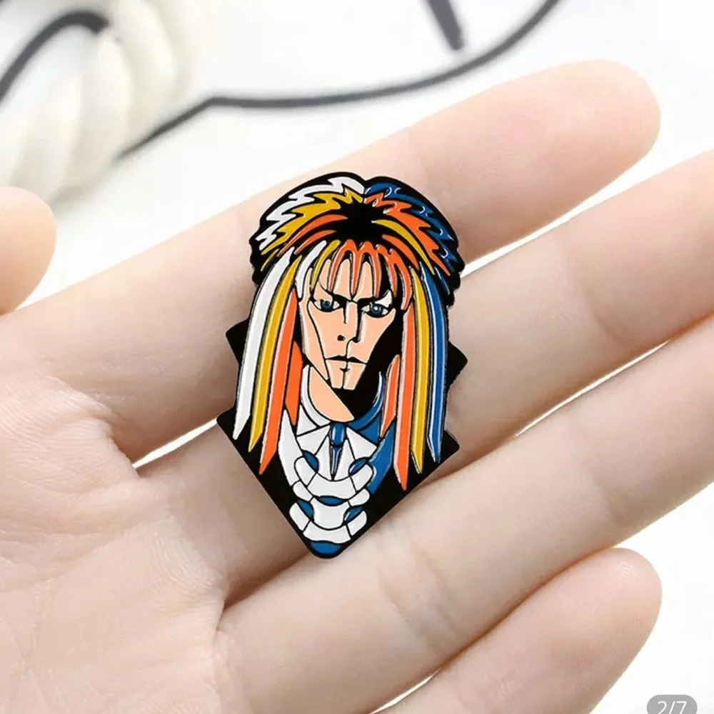 NEW! Labyrinth Jareth enamel brooch - Picture 1 of 4